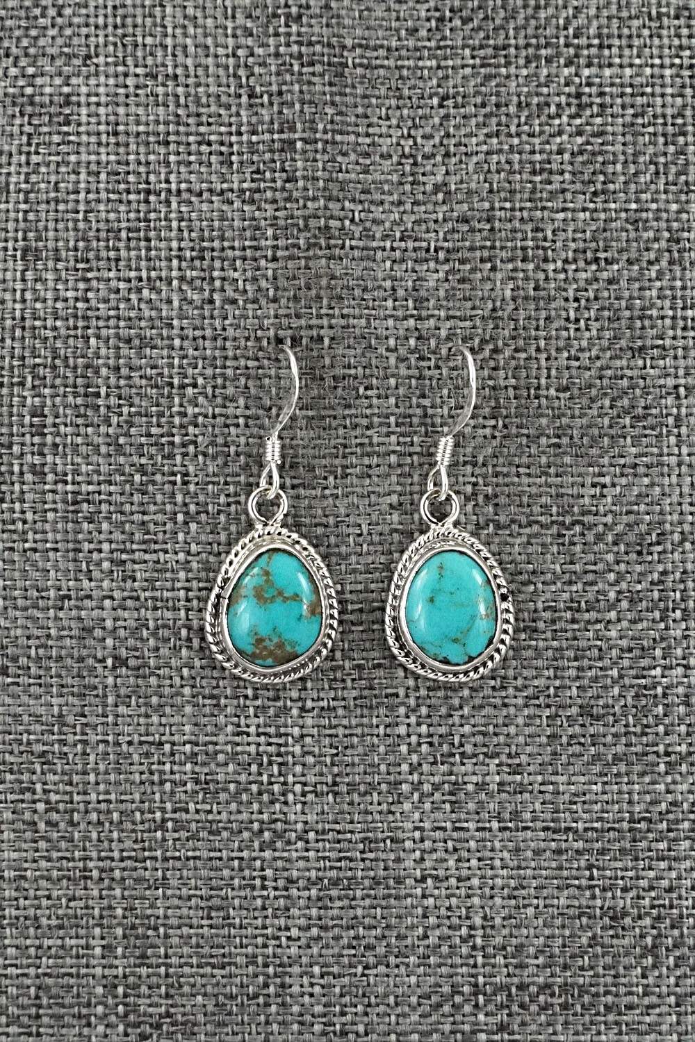 Turquoise & Sterling Silver Earrings - Sharon McCarthy