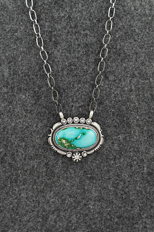 Turquoise & Sterling Silver Necklace - Daniel Benally