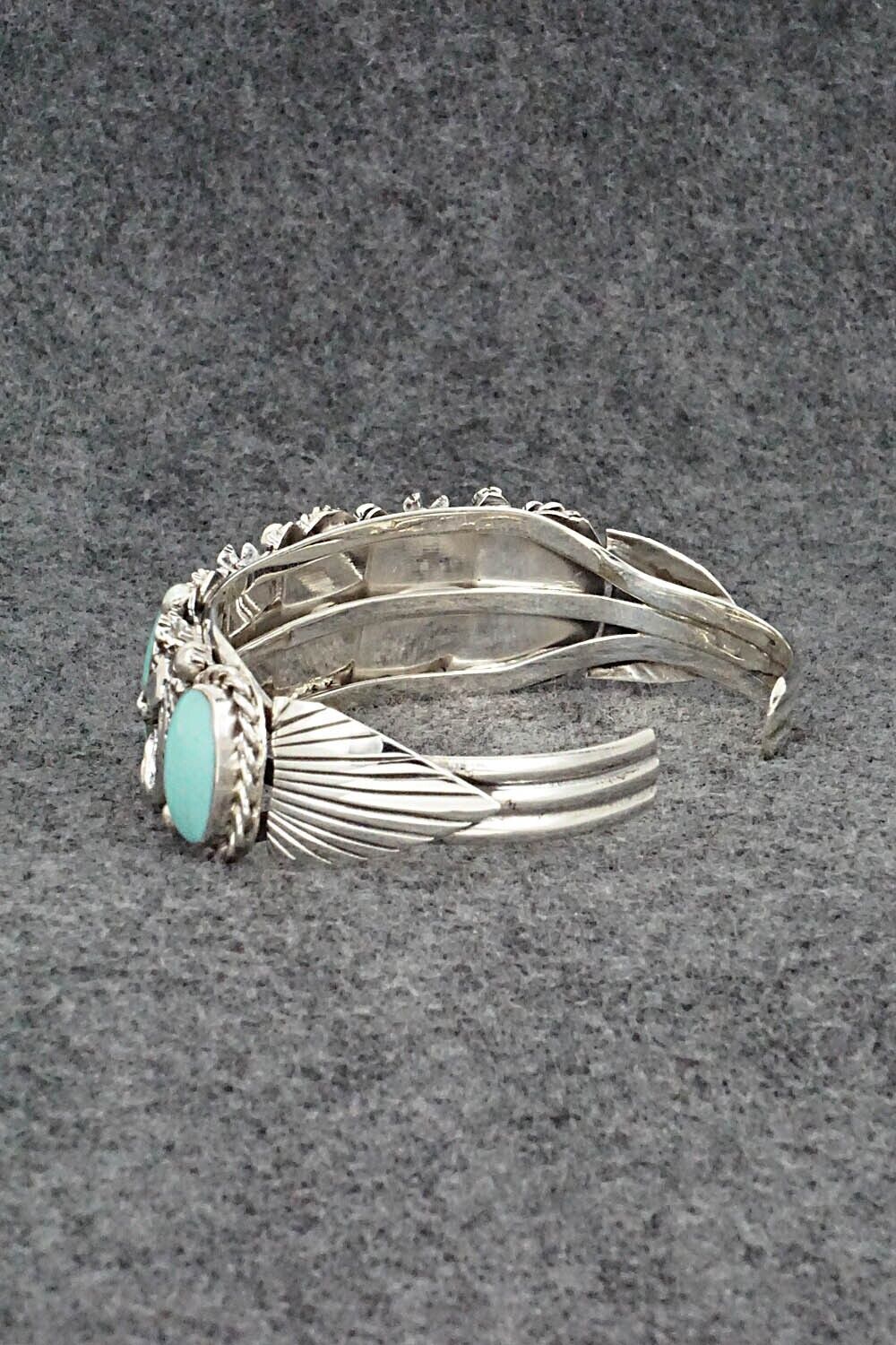 Turquoise & Sterling Silver Bracelet - Calvin Belin