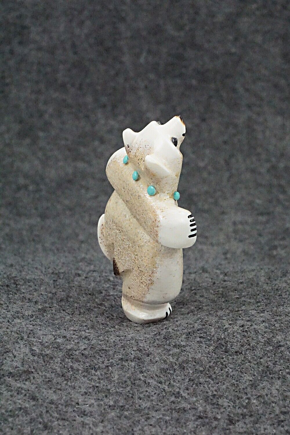 Dancing Bear Zuni Fetish Carving - Claudia Peina