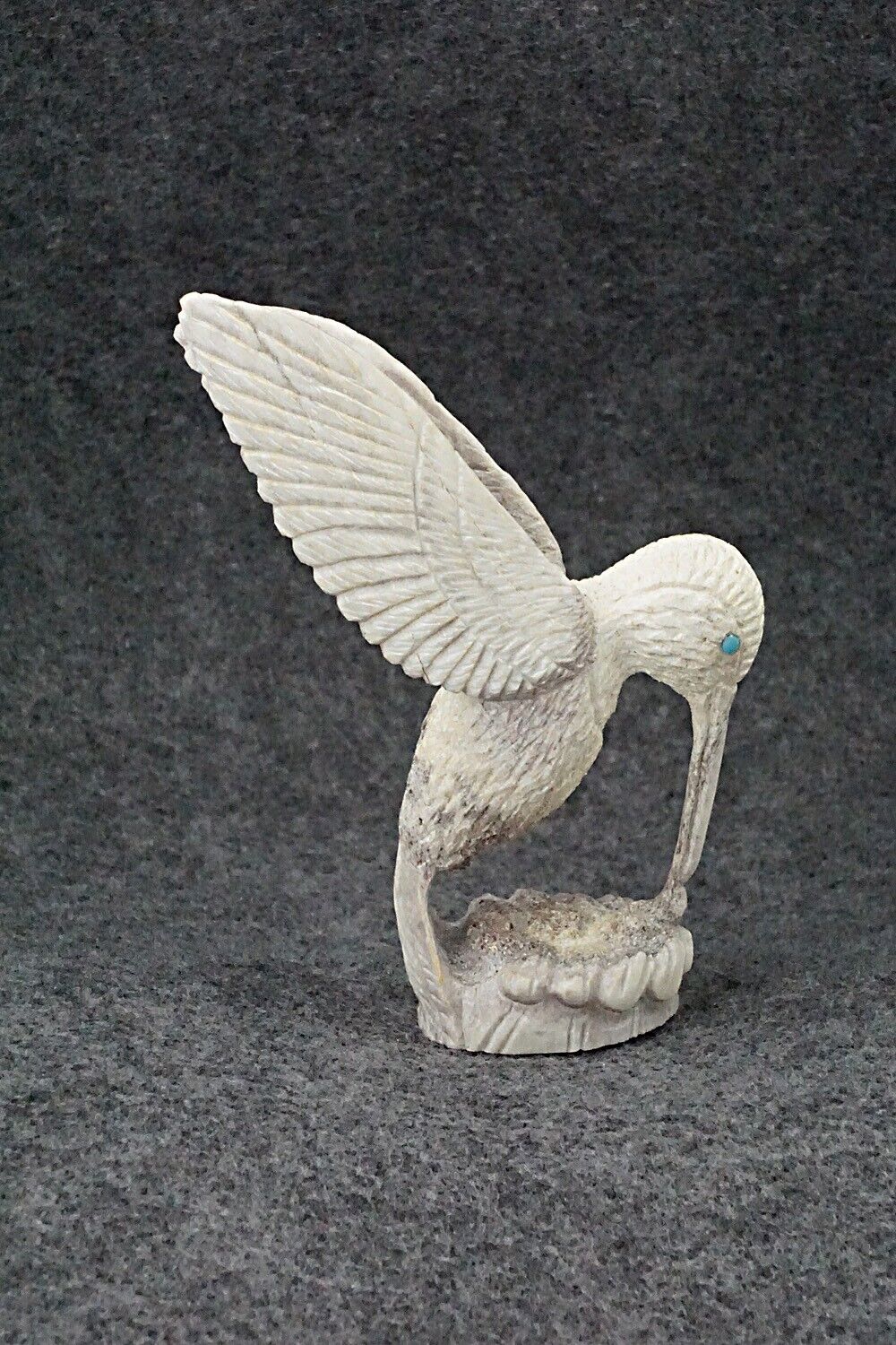 Hummingbird Zuni Fetish Carving - Chris Peina