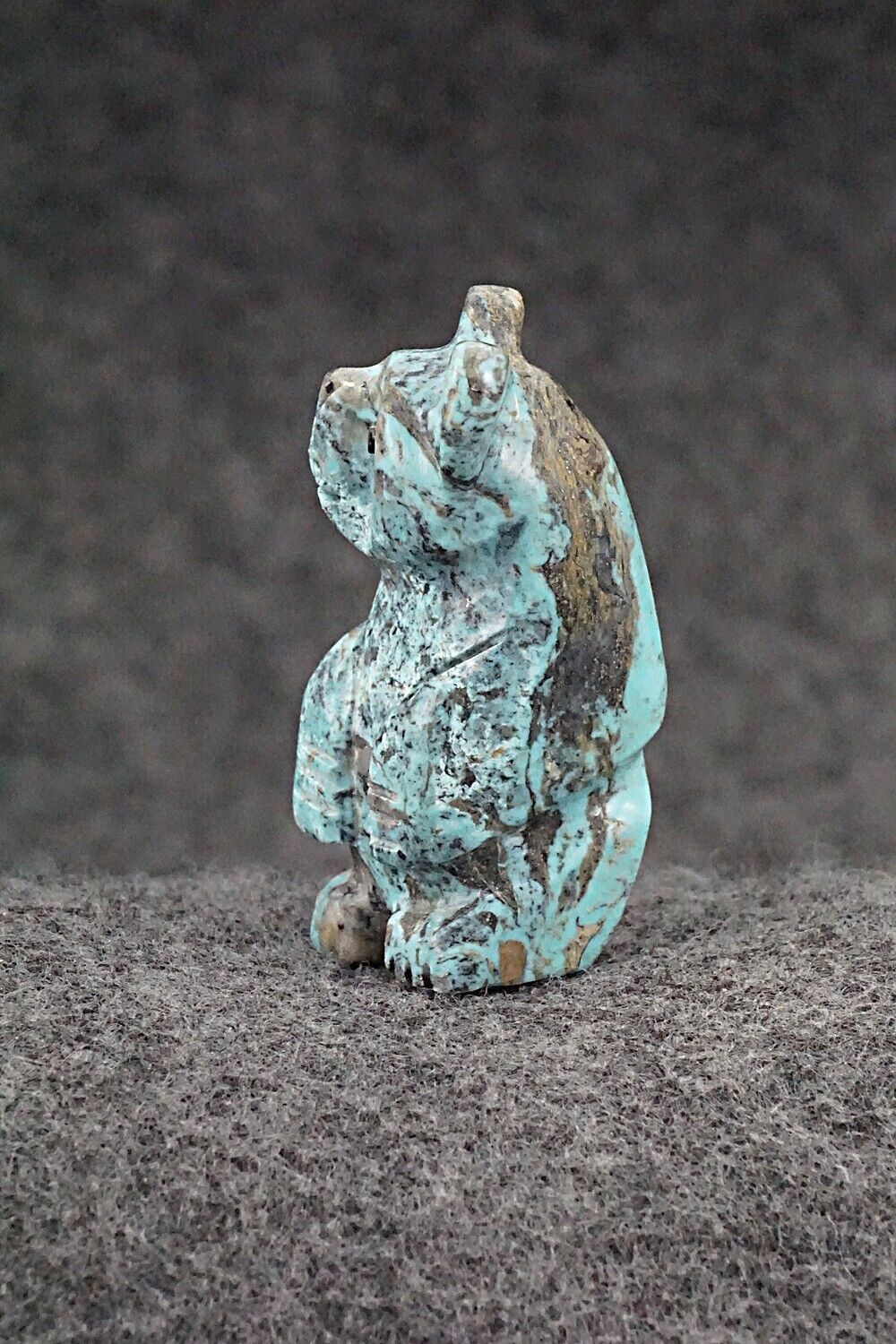 Bear Zuni Fetish Carving - Reynold Lunasee