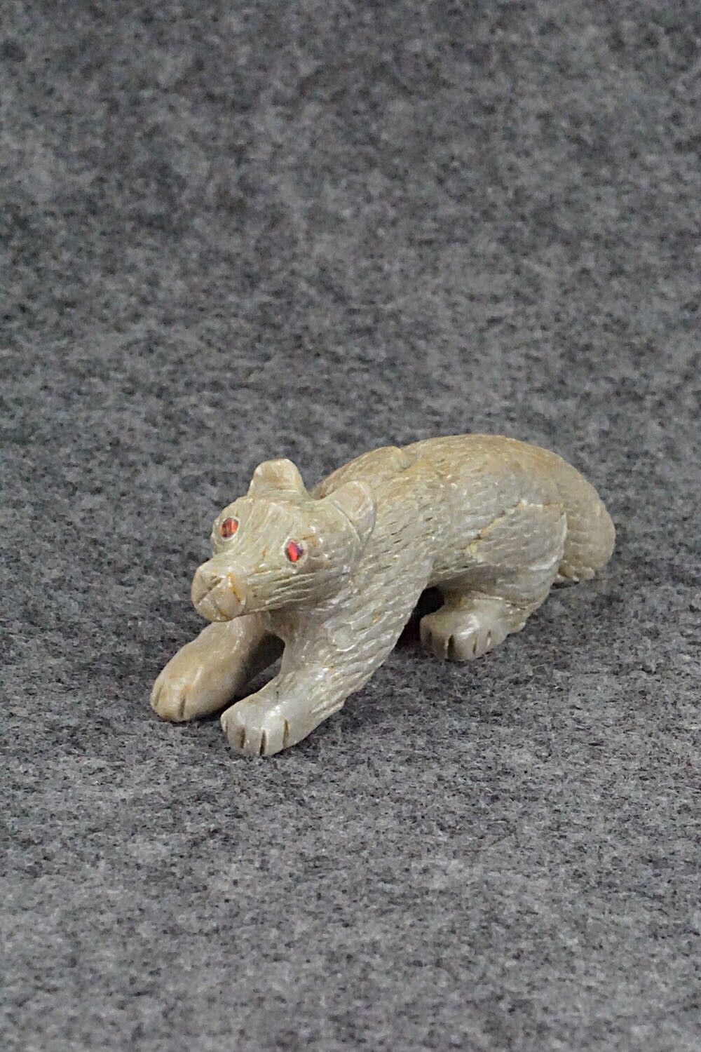 Wolf Zuni Fetish Carving - Cody Cheama
