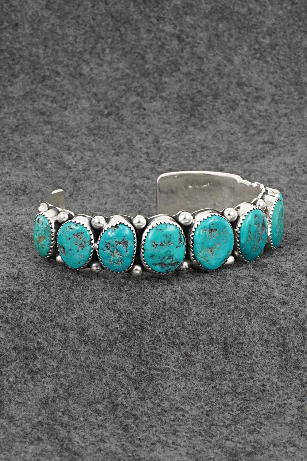 Turquoise & Sterling Silver Bracelet - Wilbert Muskett Sr.
