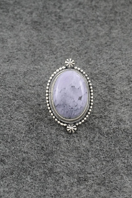 Morado & Sterling Silver Ring - Darrin Livingston - Size 6.5