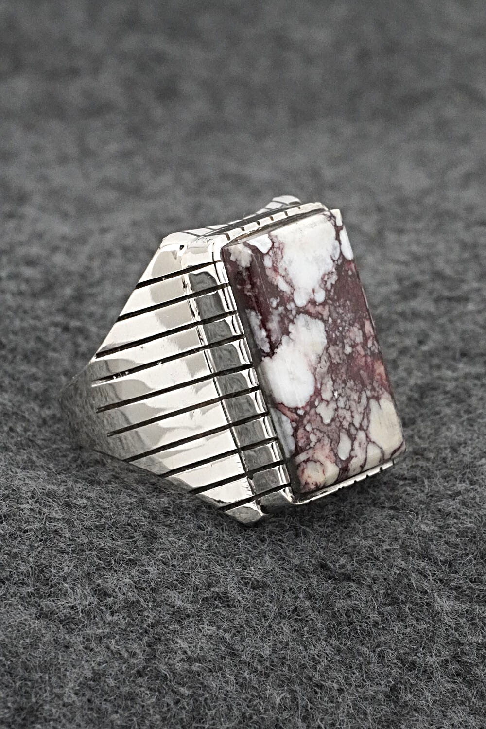 Wild Horse & Sterling Silver Ring - Trevor Jack - Size 11.5