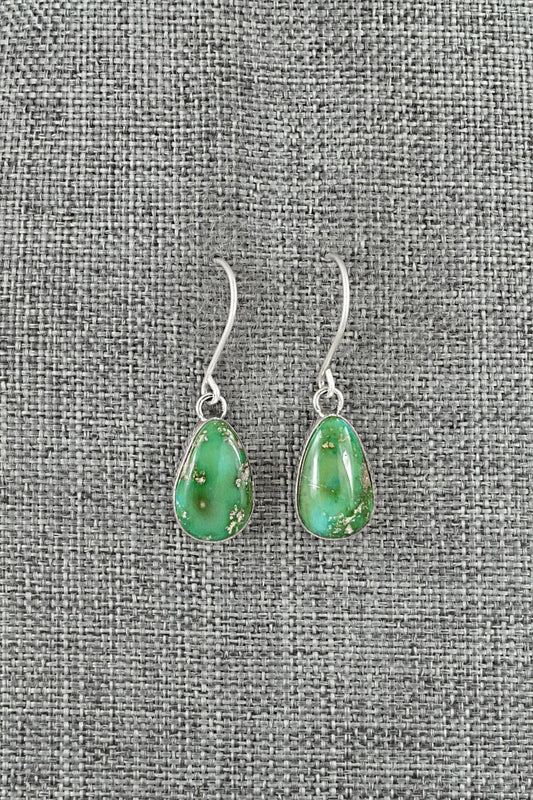 Turquoise & Sterling Silver Earrings - Eugene Gruber