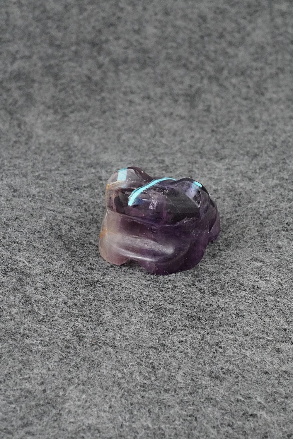 Frog Zuni Fetish Carving - Kenric Laiwakete