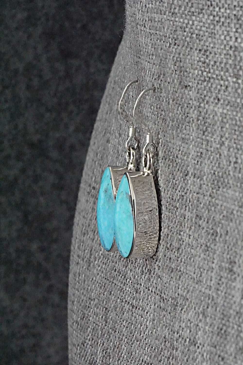 Turquoise & Sterling Silver Earrings - Sadie Jim