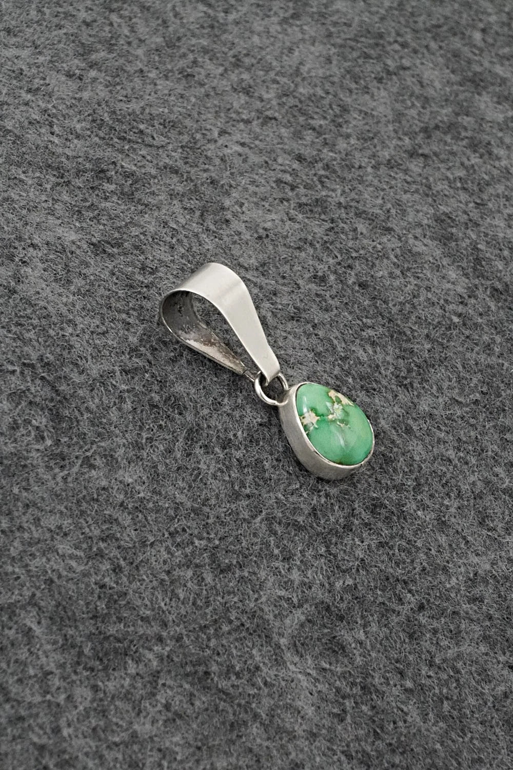 Turquoise & Sterling Silver Pendant - Rosemary Saunders
