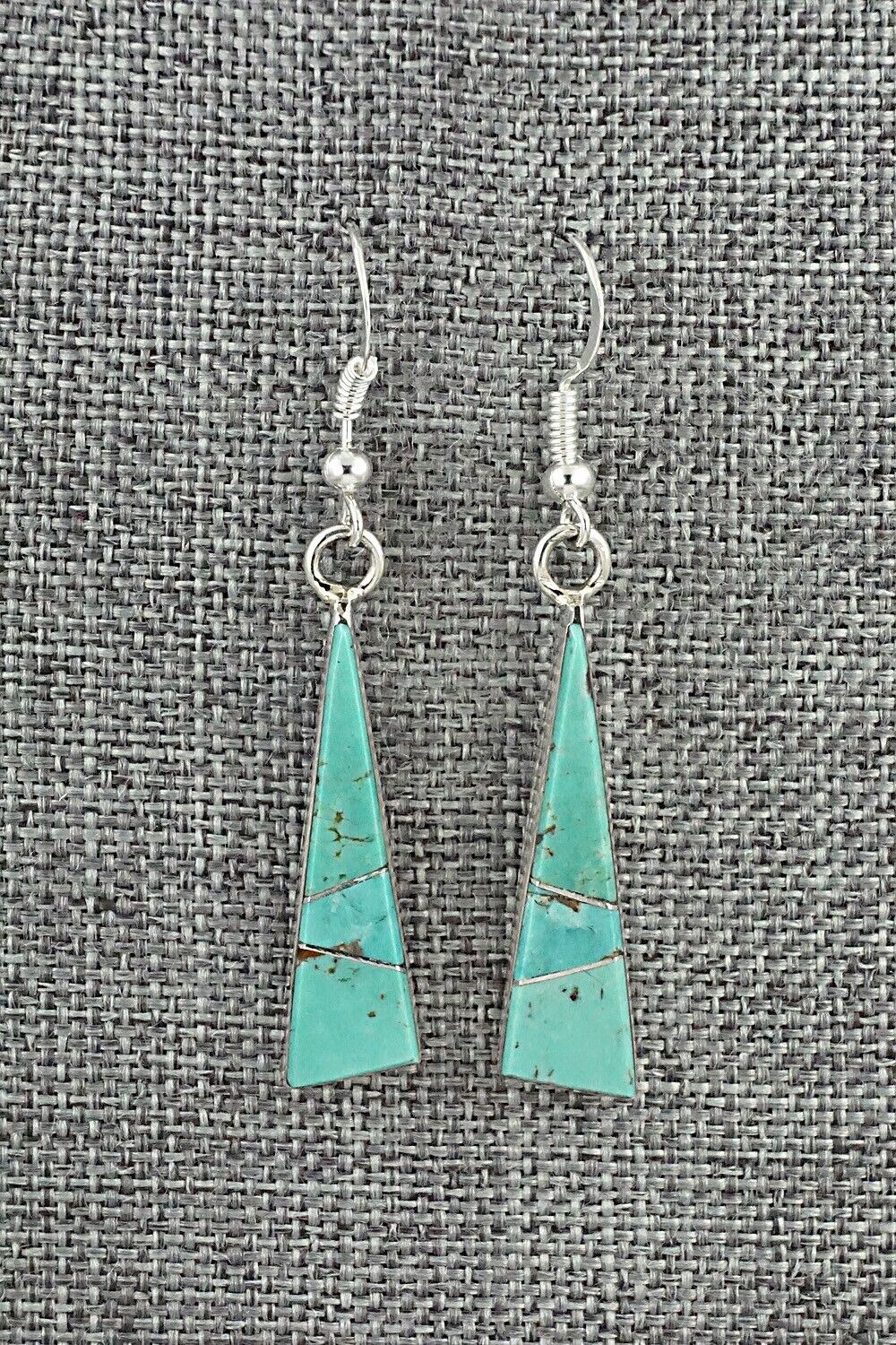 Turquoise & Sterling Silver Earrings - Marilyn Yazzie