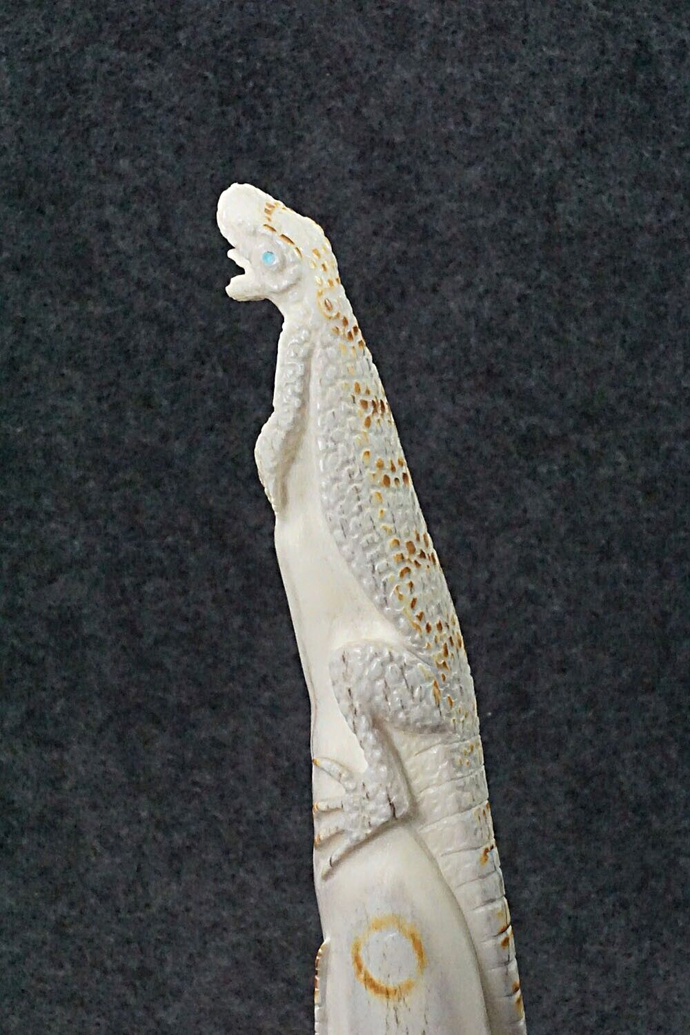 Lizard Zuni Fetish Carving - Maxx Laate