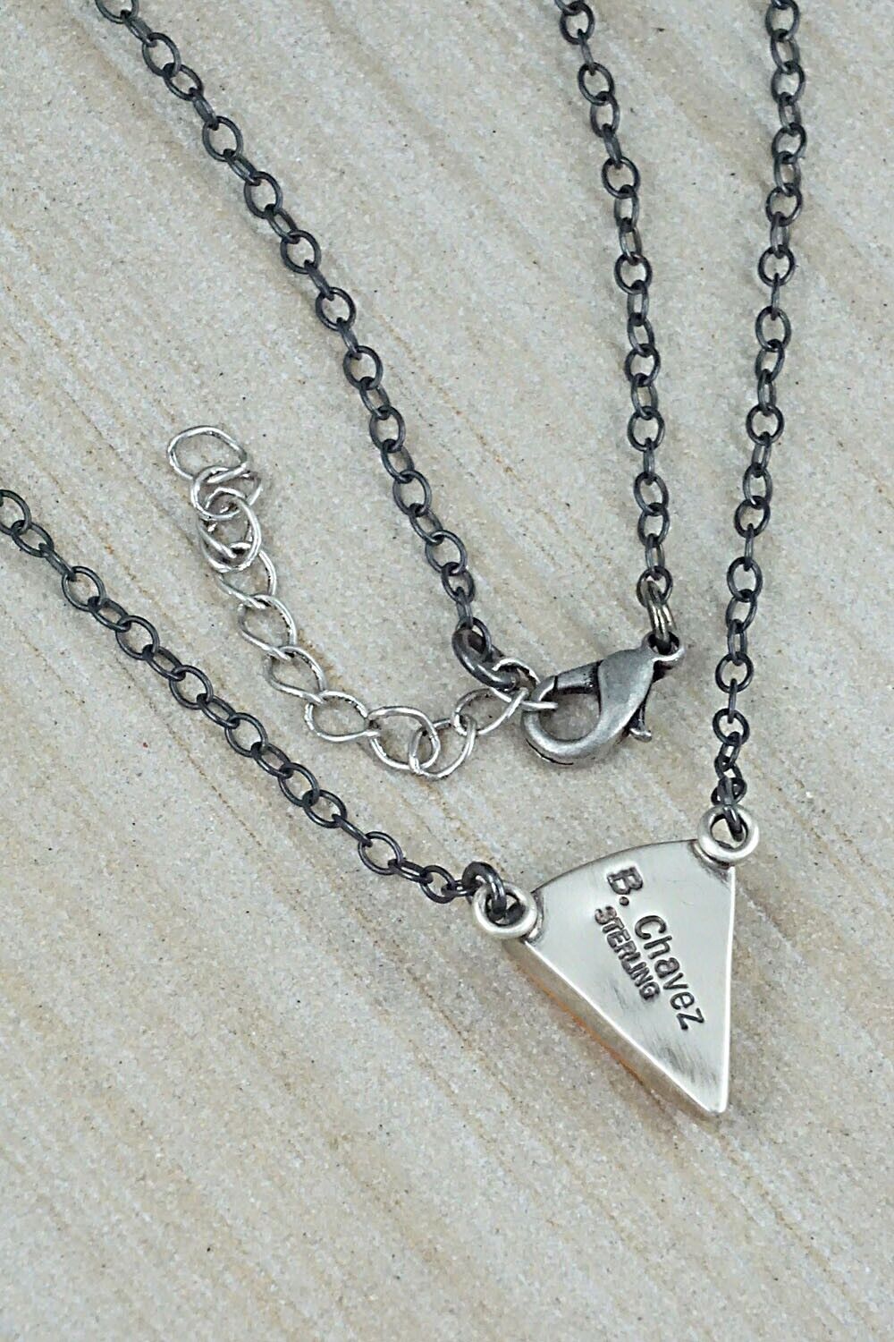 Spiny Oyster & Sterling Silver Necklace - Bernyse Chavez