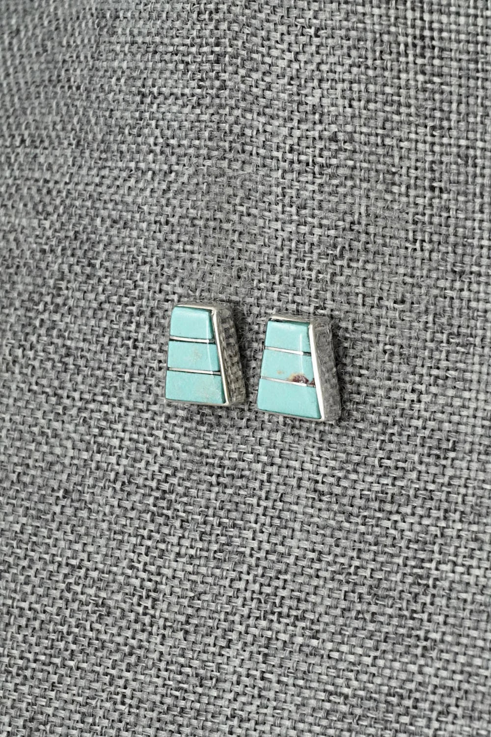 Turquoise and Sterling Silver Earrings - Michelle Haloo