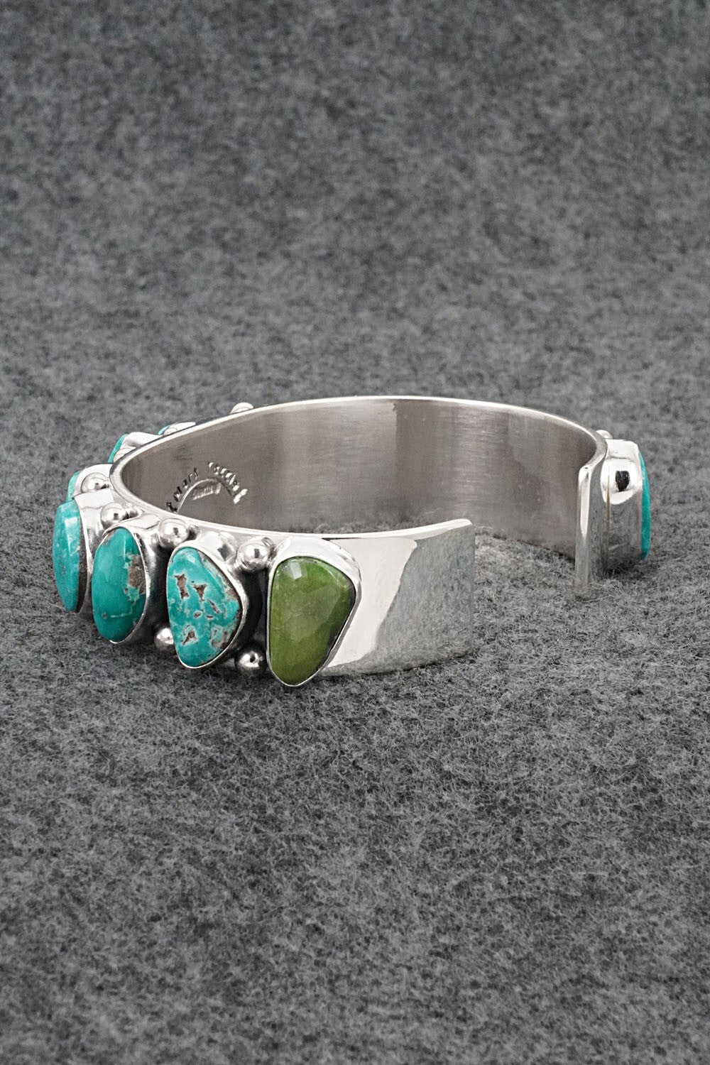 Turquoise & Sterling Silver Bracelet - Mark Yazzie