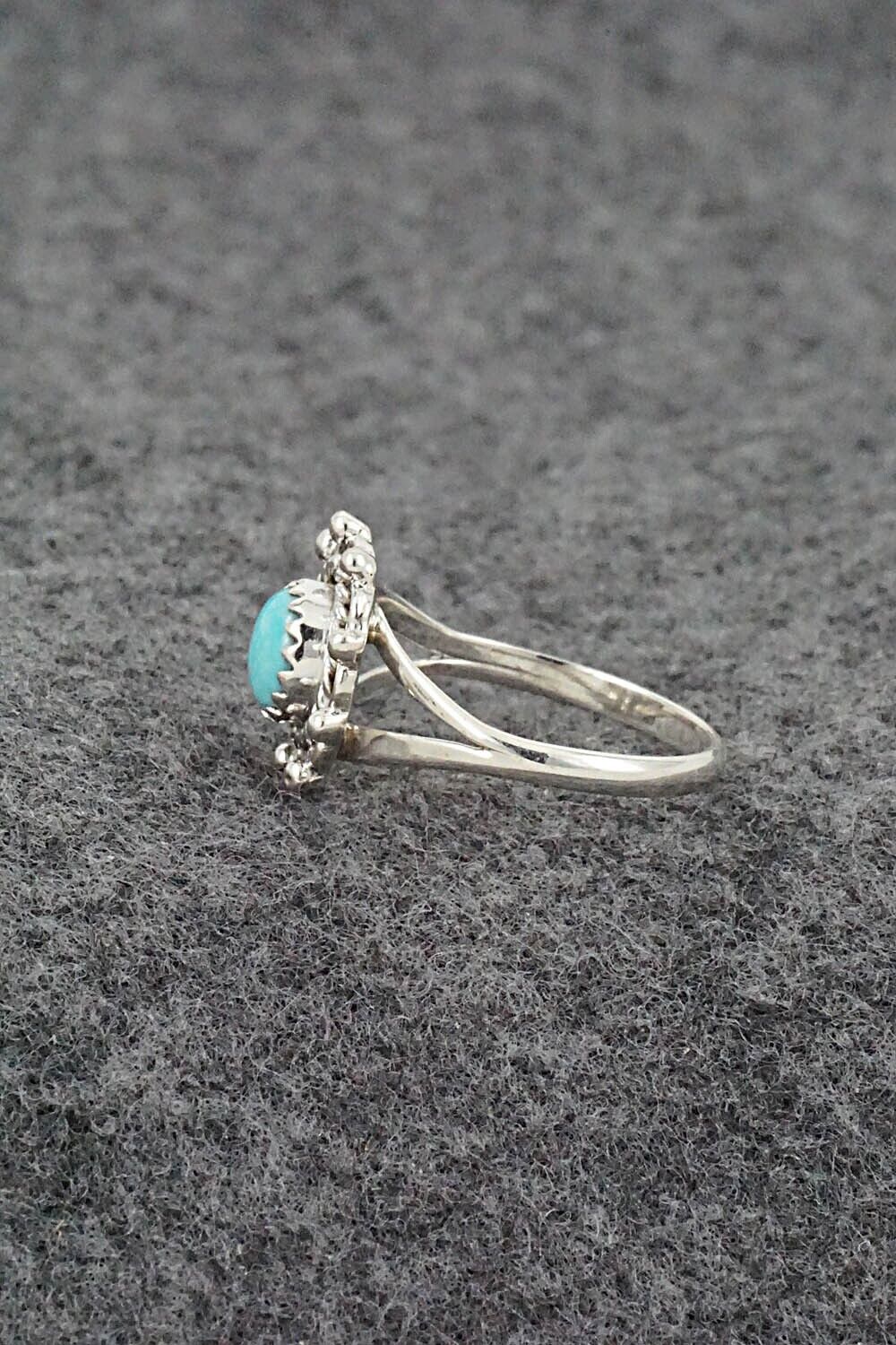 Turquoise & Sterling Silver Ring - Theresa Smith - Size 6