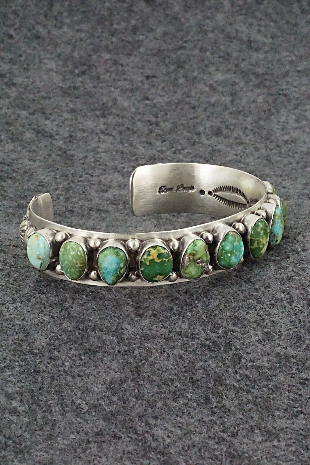 Turquoise & Sterling Silver Bracelet - Tom Lewis