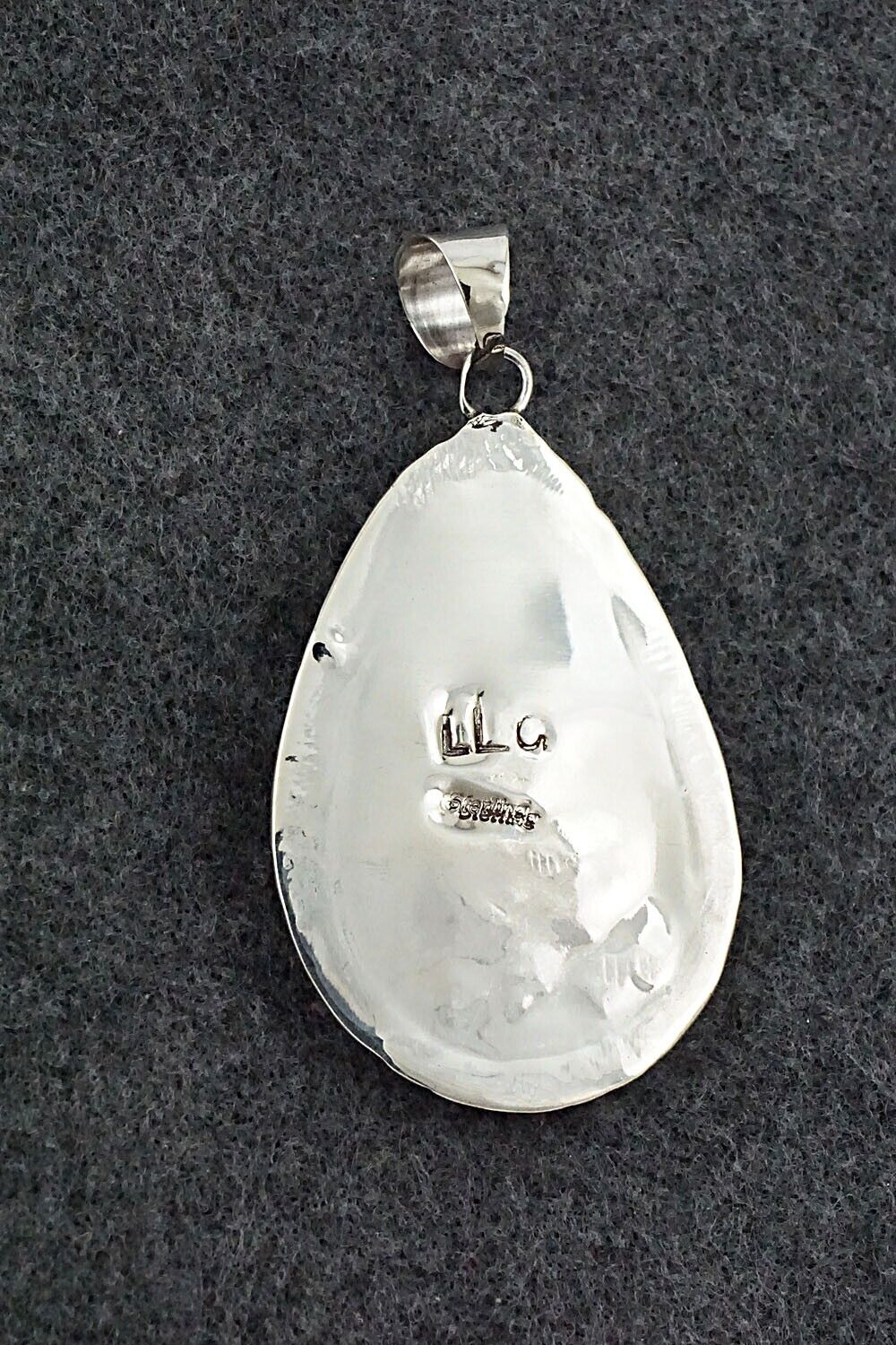 Multi Stone & Sterling Silver Pendant - Gladys Lamy