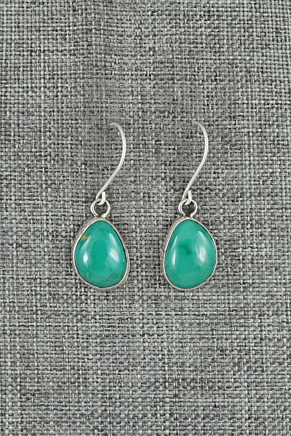 Turquoise & Sterling Silver Earrings - Rosemary Saunders