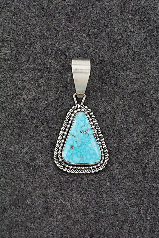 Turquoise & Sterling Silver Pendant - Daniel Benally