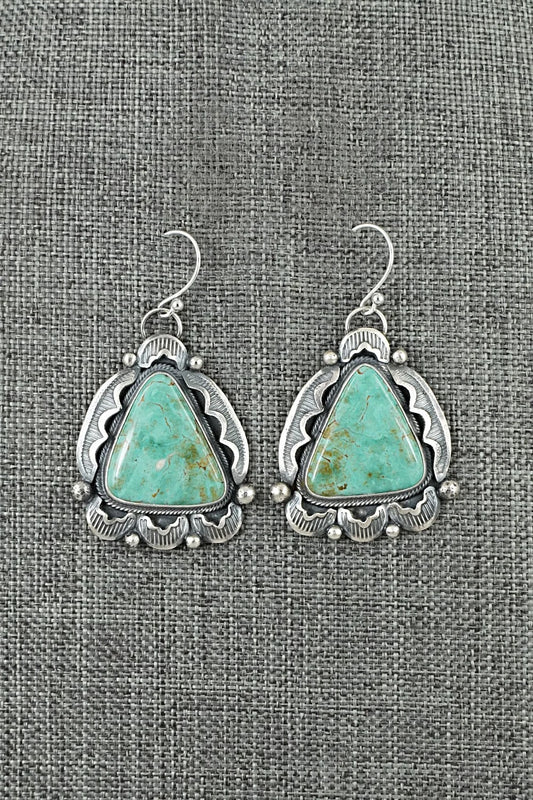 Turquoise & Sterling Silver Earrings - Jackson Hoskie