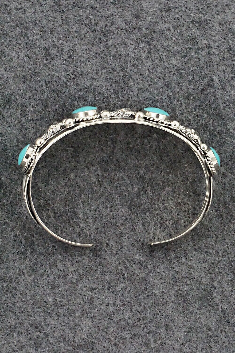 Turquoise & Sterling Silver Bracelet - Bobby Platero