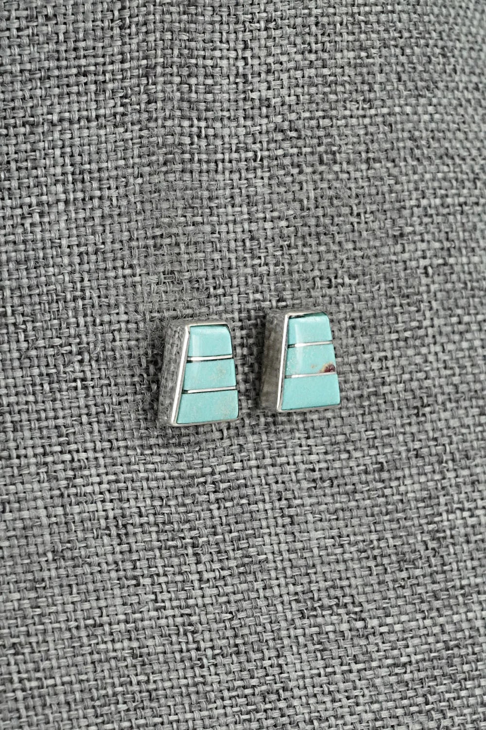 Turquoise and Sterling Silver Earrings - Michelle Haloo