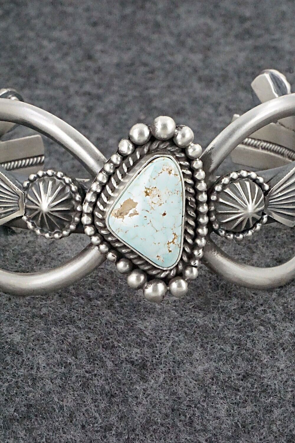 Turquoise & Sterling Silver Bracelet - Michael Calladitto