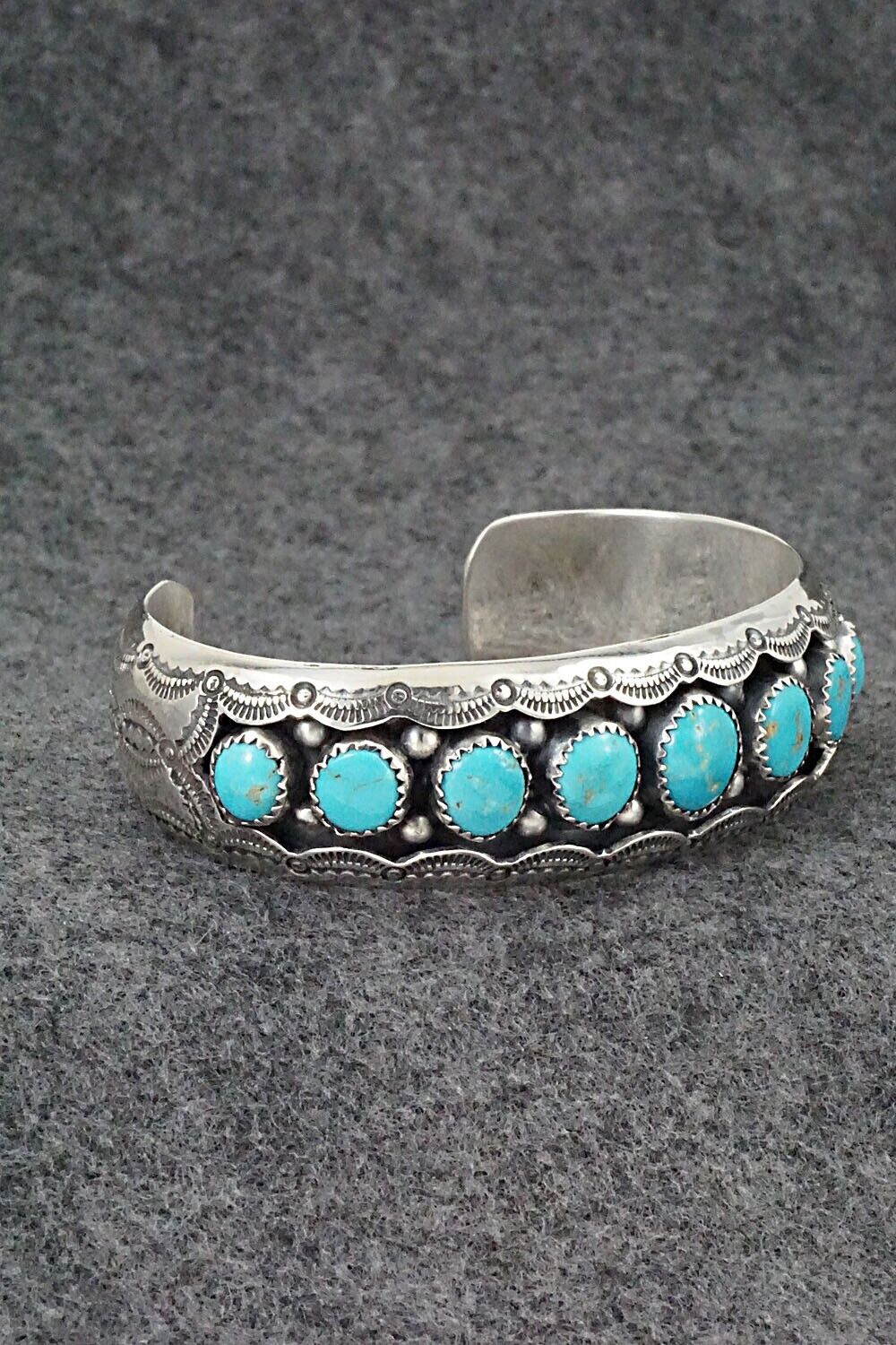 Turquoise & Sterling Silver Bracelet - Wilbert Muskett Sr.