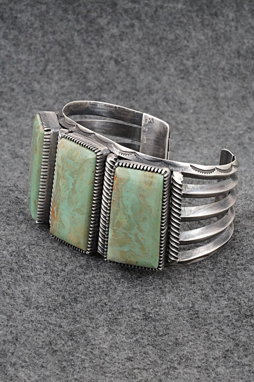 Turquoise & Sterling Silver Bracelet - Mark Yazzie