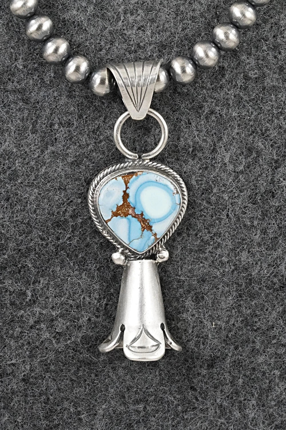 Turquoise & Sterling Silver Necklace - Sharon McCarthy