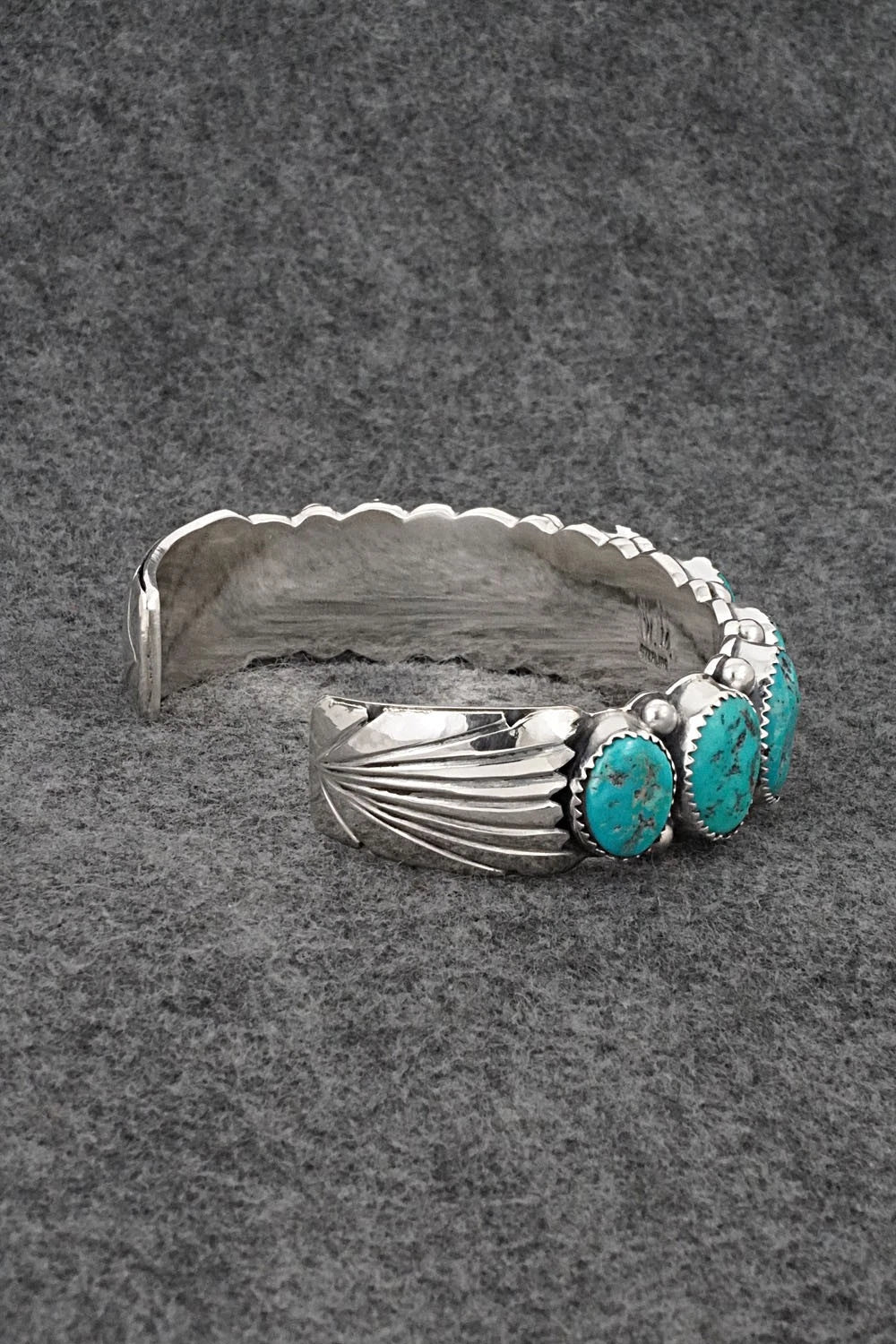 Turquoise & Sterling Silver Bracelet - Wilbert Muskett Sr.