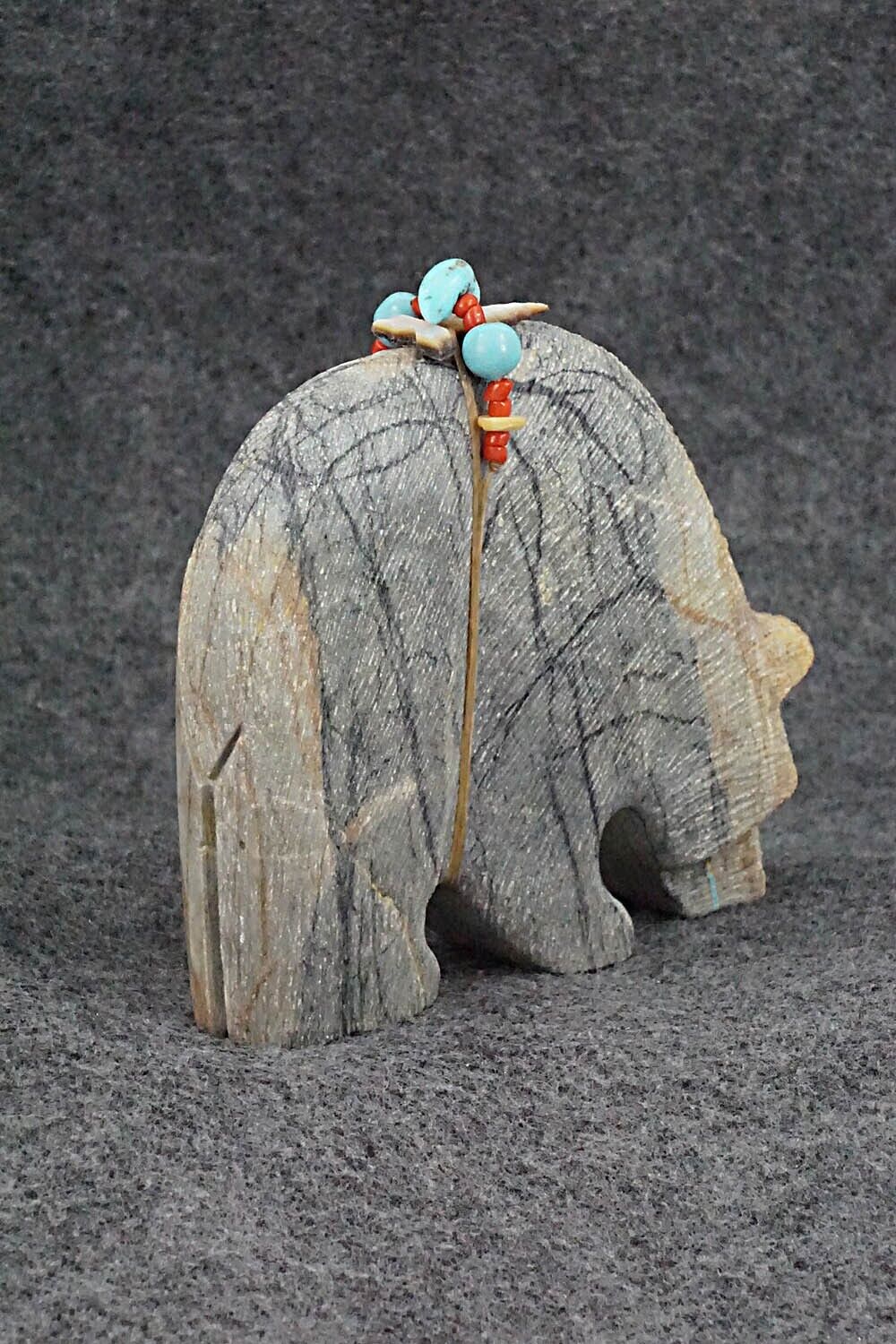 Bear Zuni Fetish Carving - Douglas Martza
