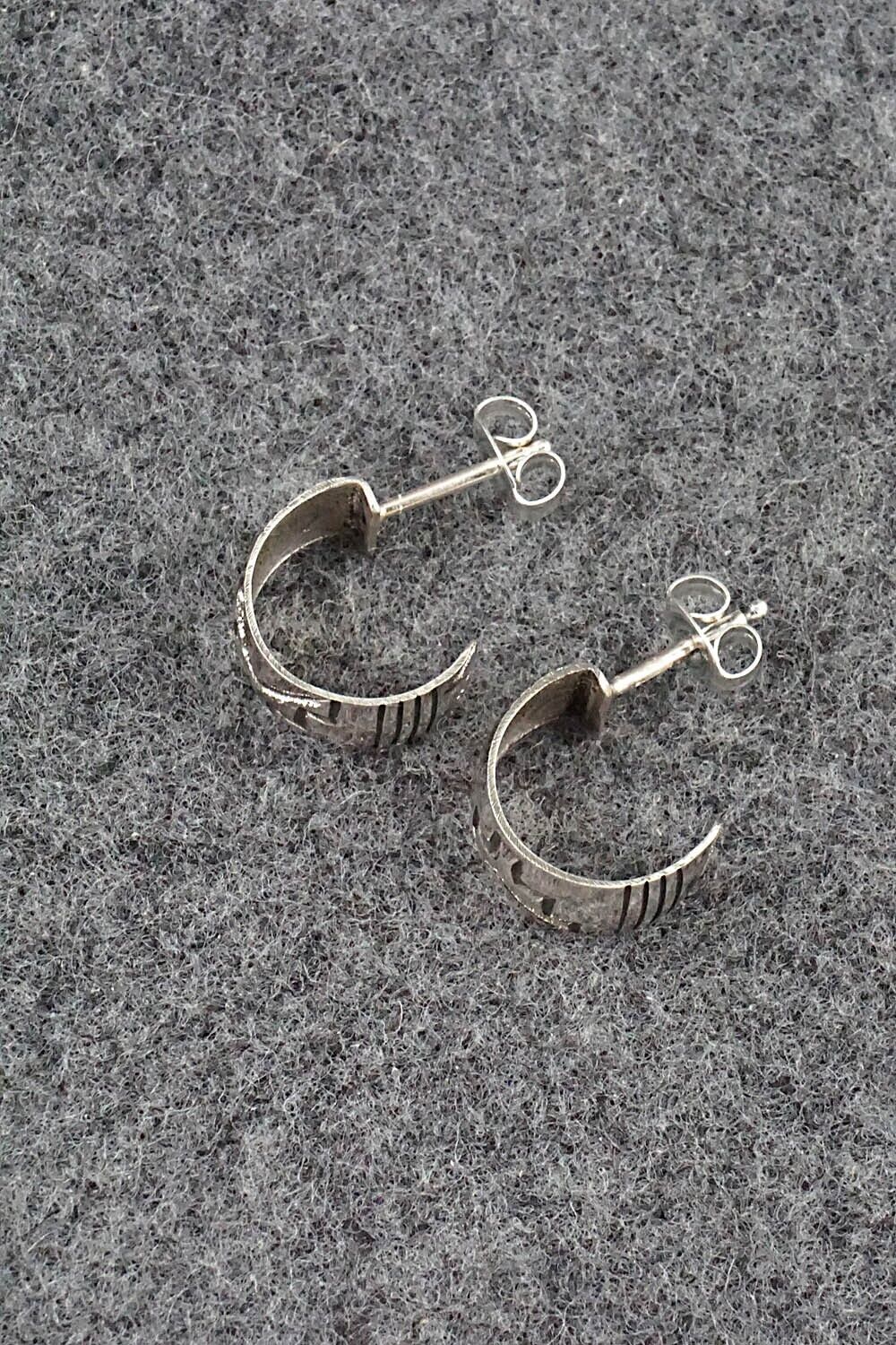 Sterling Silver Hoop Earrings - Nora Ashley