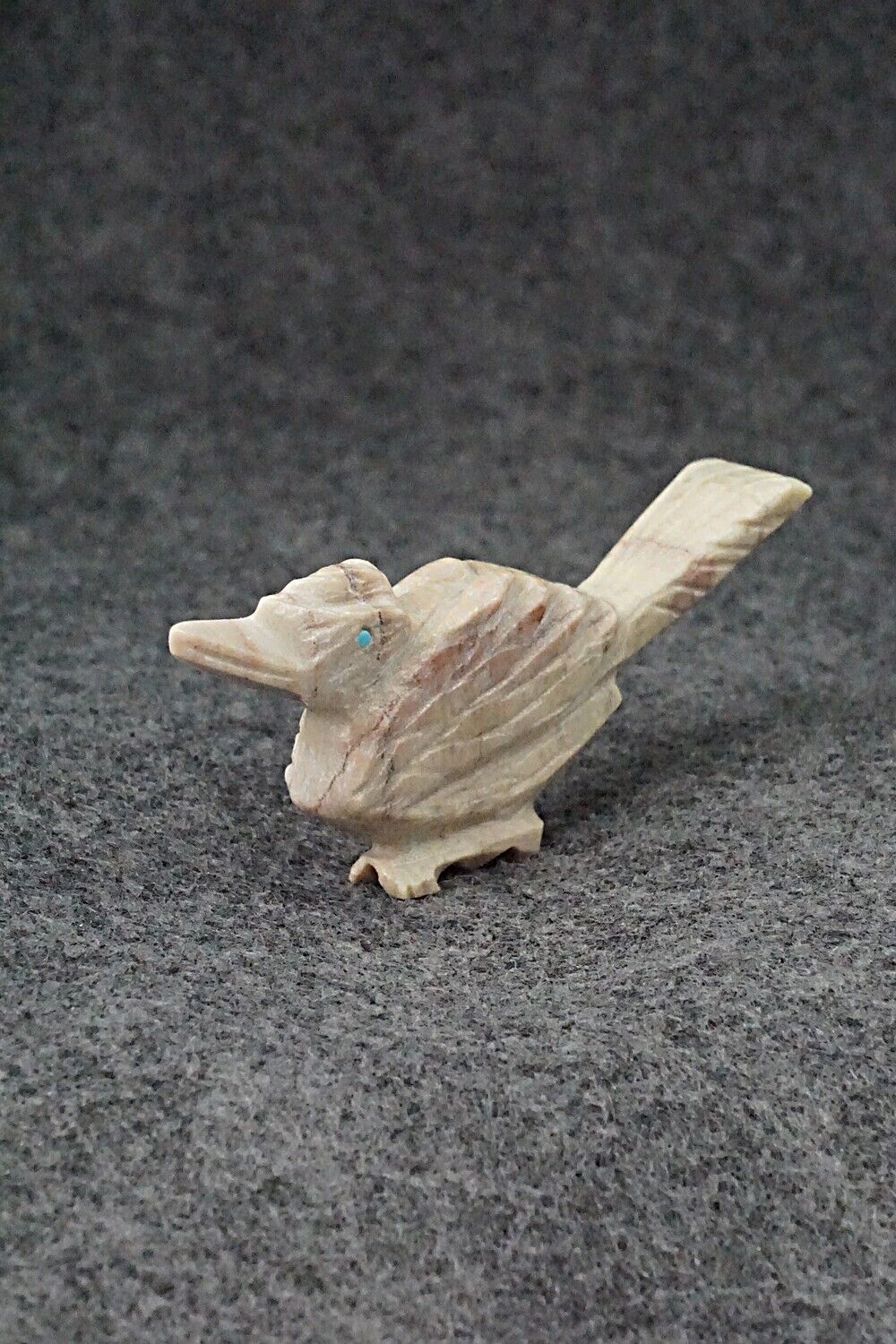 Roadrunner Zuni Fetish Carving - Tony Mackel