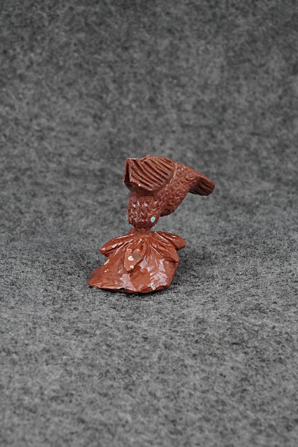 Hummingbird Zuni Fetish Carving - Molly Cheama