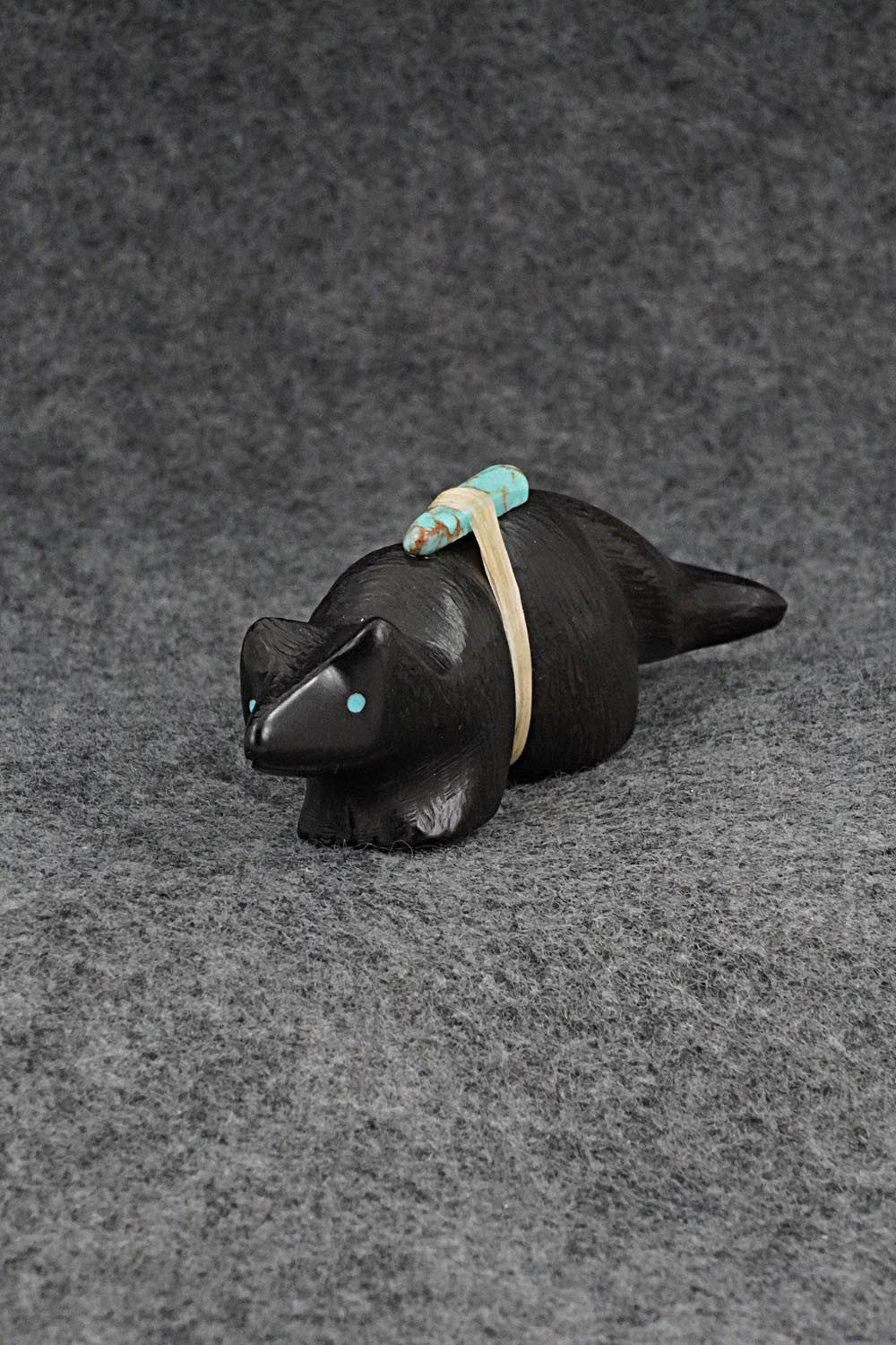 Wolf Zuni Fetish Carving - Herbert Halate