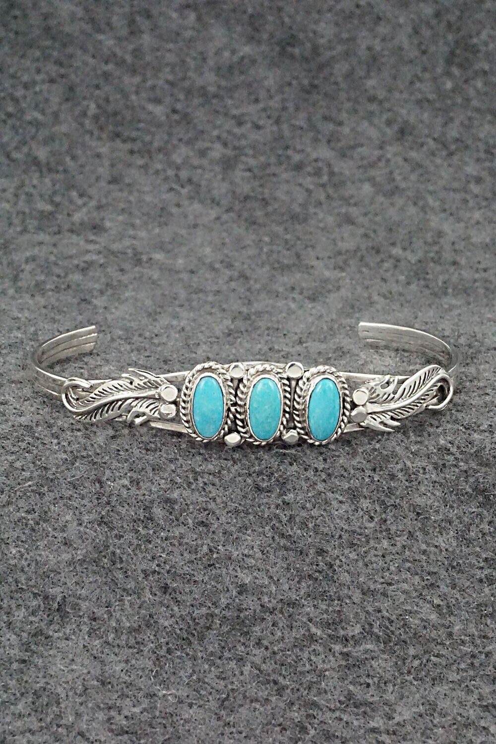 Turquoise & Sterling Silver Bracelet - Andrew Vandever