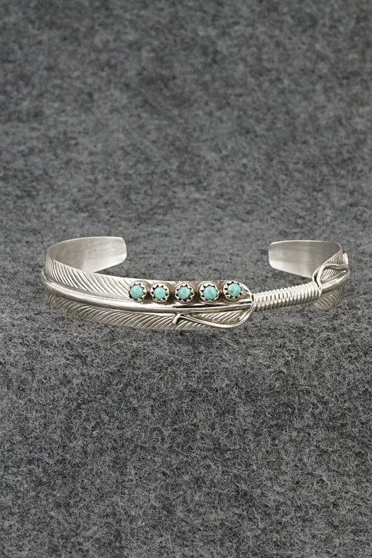 Turquoise and Sterling Silver Bracelet - Aaron Davis