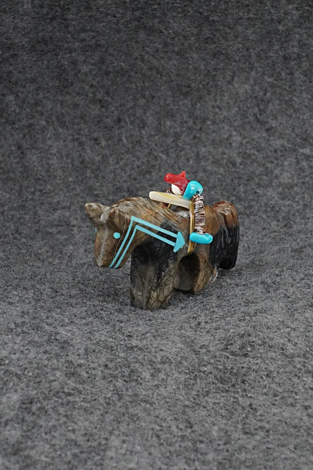 Horse Zuni Fetish Carving - Rodney Laiwakete