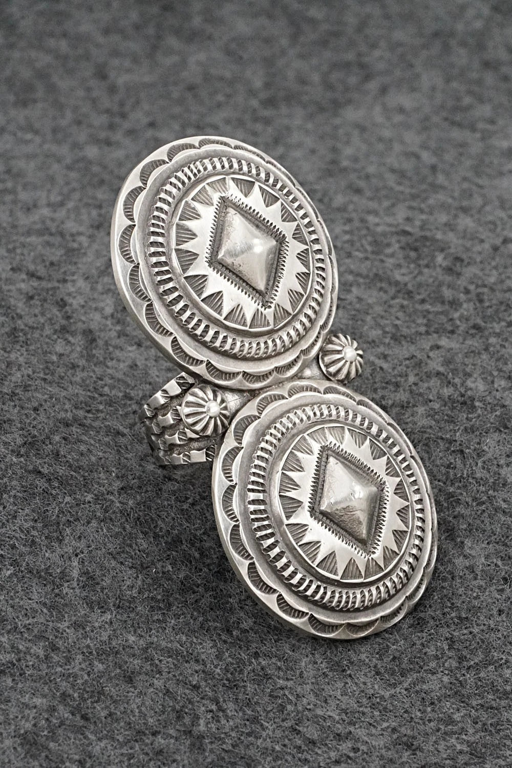 Sterling Silver Ring - Calvin Martinez - Size 7.5