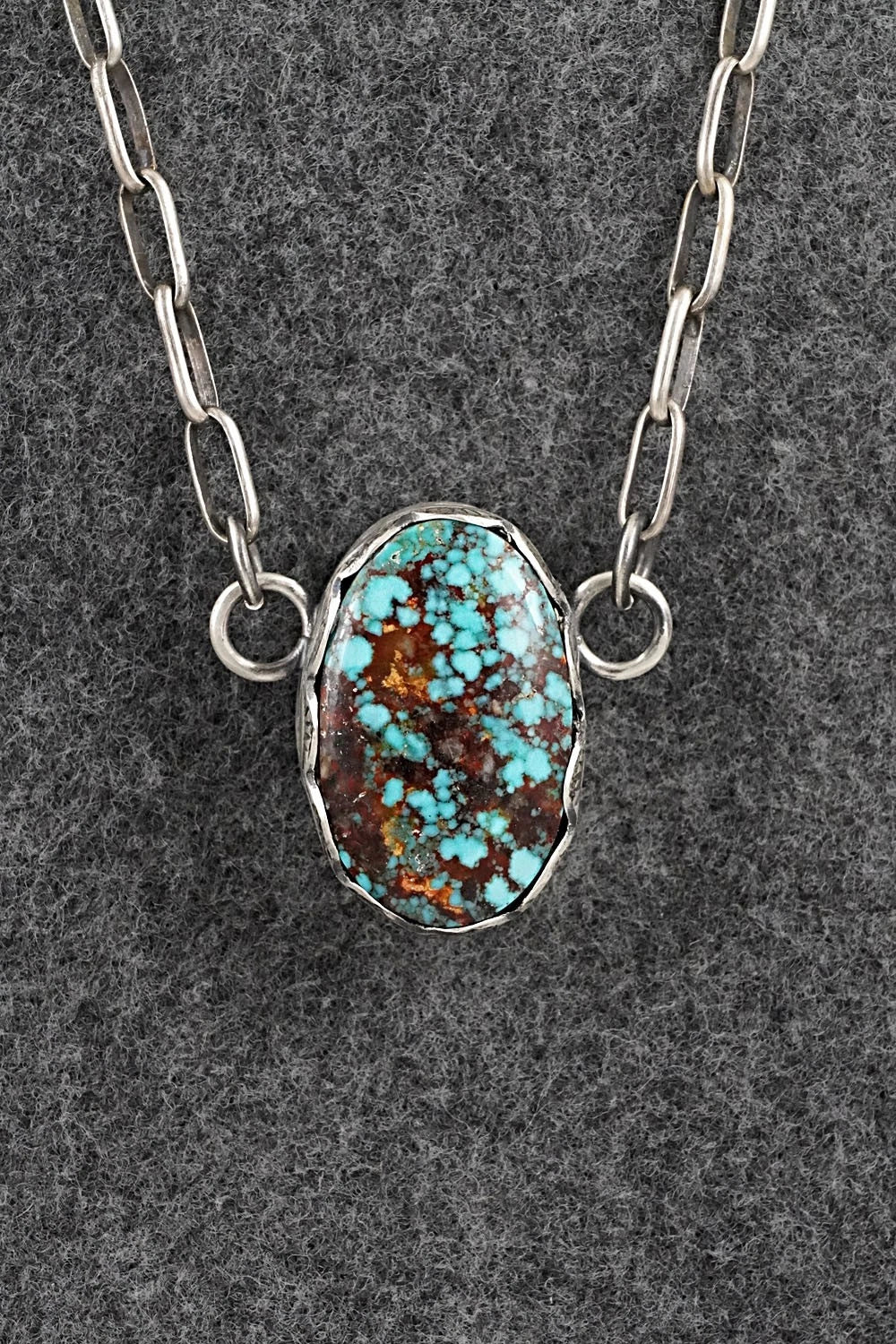Turquoise & Sterling Silver Necklace - Randy Boyd