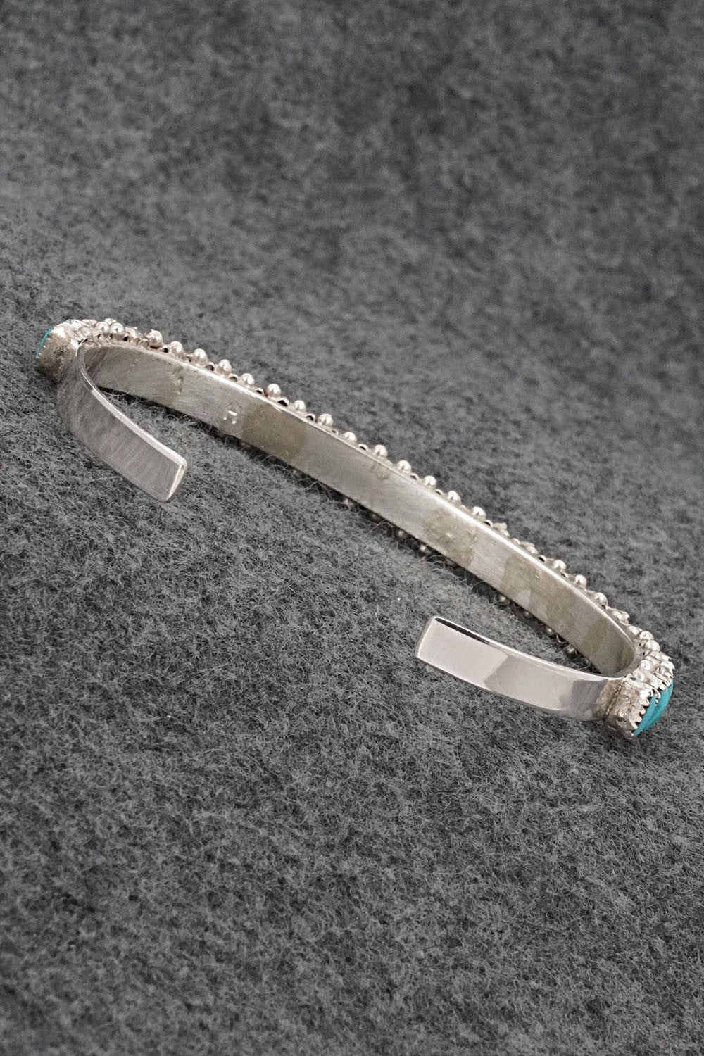 Turquoise & Sterling Silver Bracelet - Aurelia Hughte