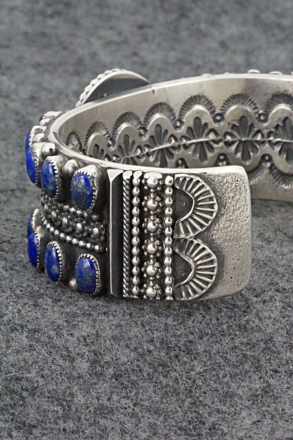 Lapis & Sterling Silver Bracelet - Myron Etsitty