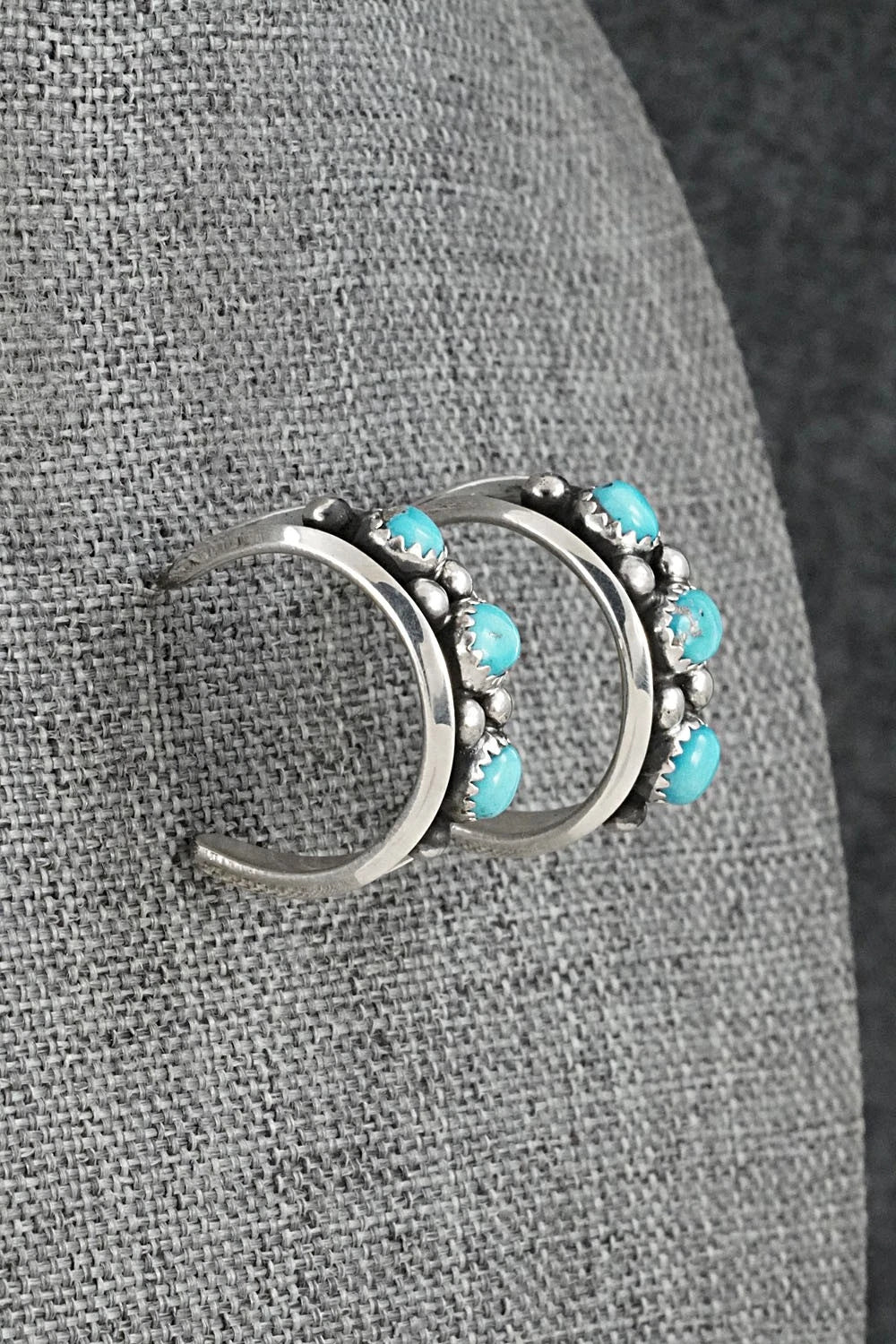 Turquoise & Sterling Silver Earrings - Paul Largo