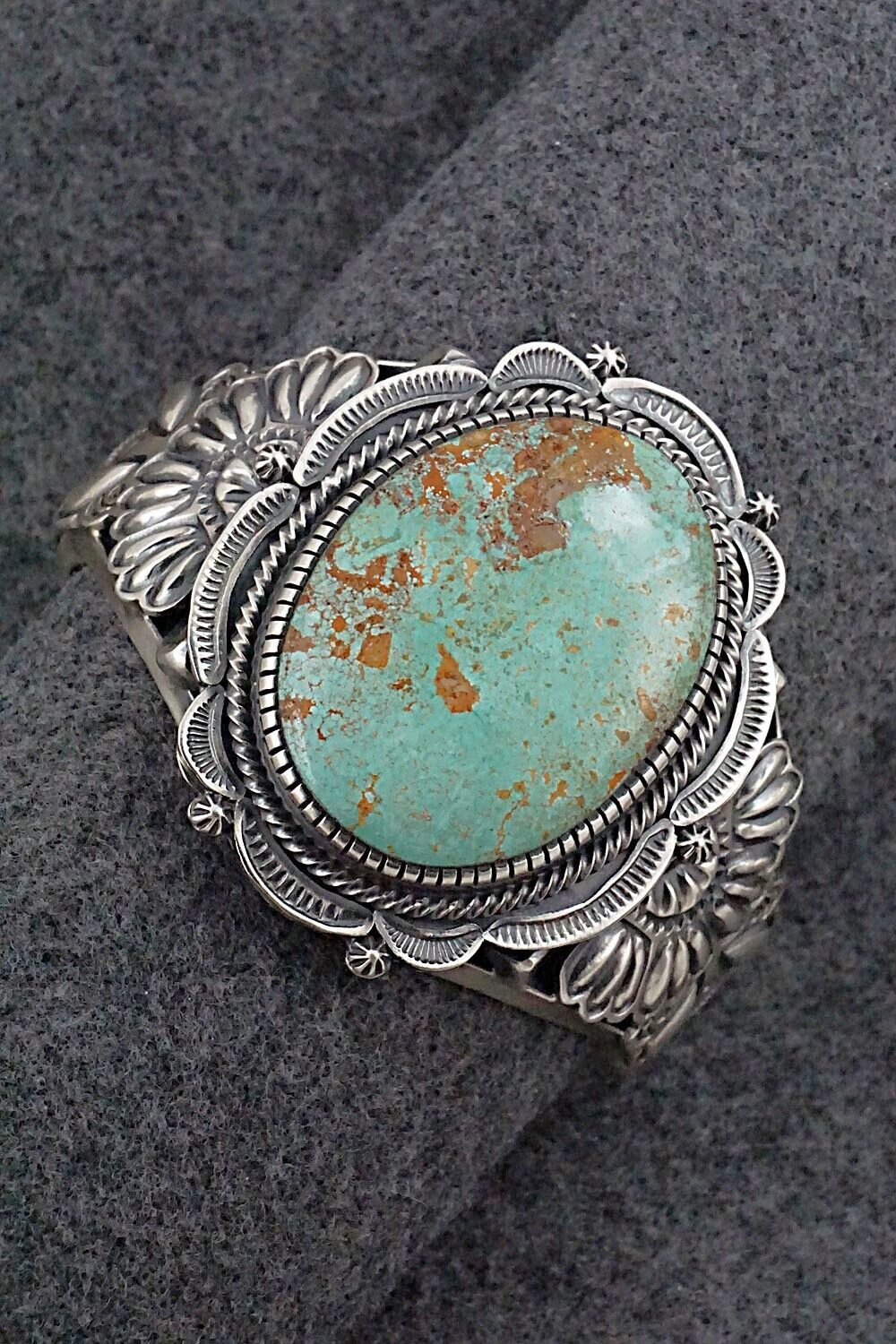 Turquoise & Sterling Silver Bracelet - Hank Vandever
