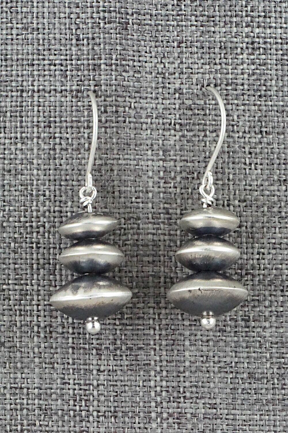 Sterling Silver Navajo Pearl Earrings - Bryannen Halwood