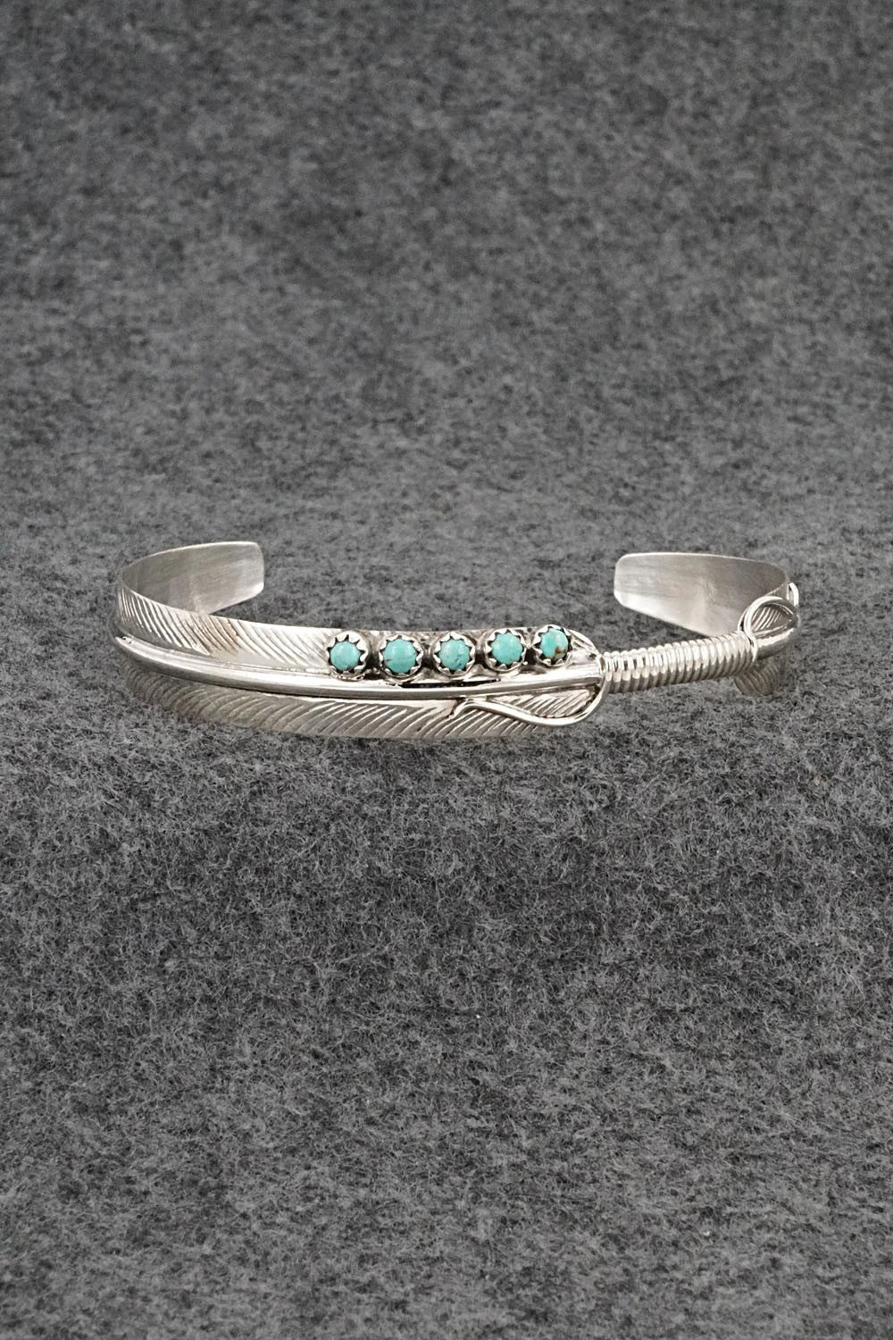 Turquoise and Sterling Silver Bracelet - Aaron Davis