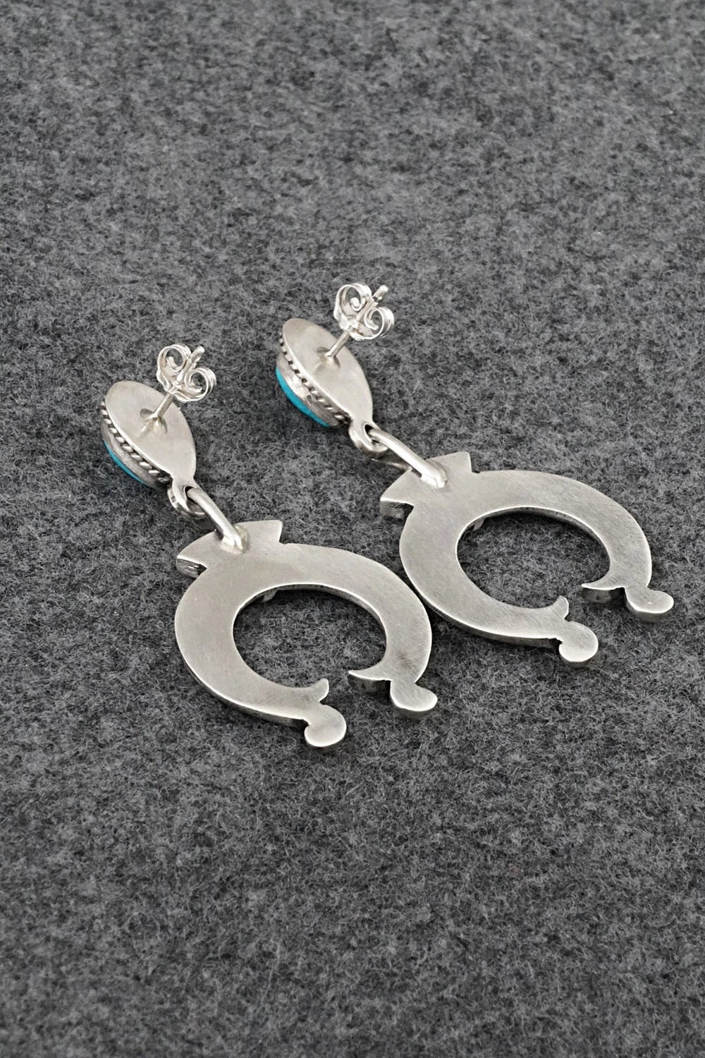 Turquoise & Sterling Silver Earrings - Sharon McCarthy