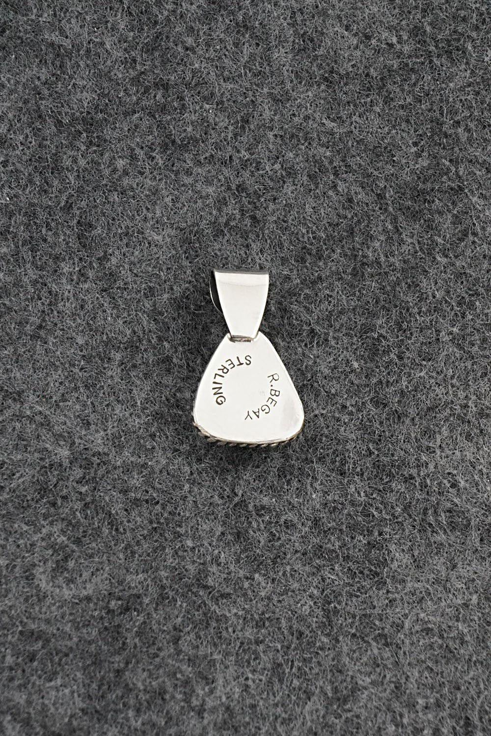 Turquoise & Sterling Silver Pendant - Rena Begay